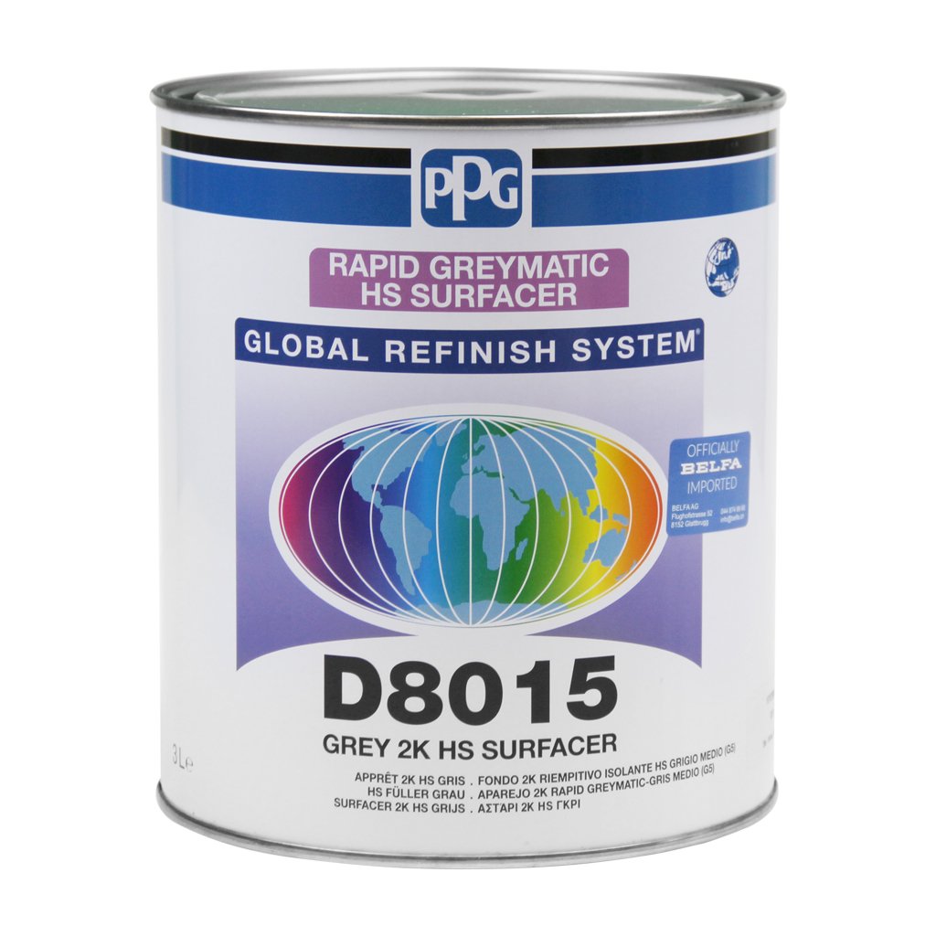 PPG Greymatic D8015 Füller Rapid Grau 3L *B-Ware*